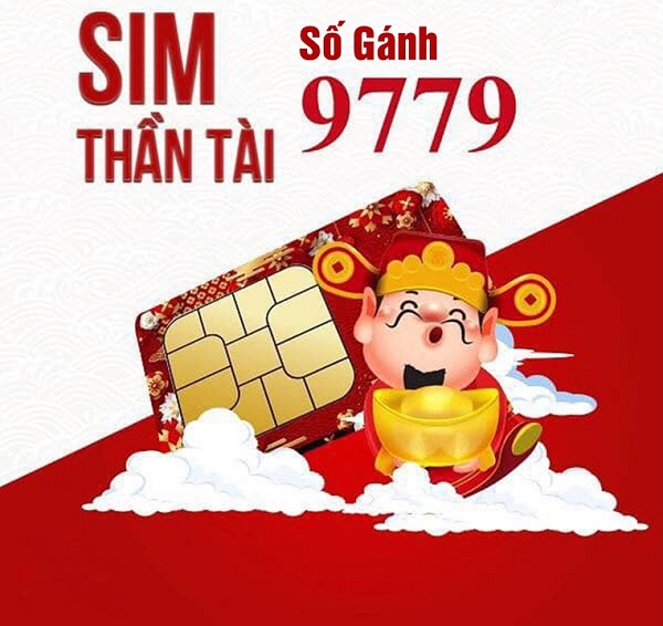 Sim số gánh thần tài 9779
