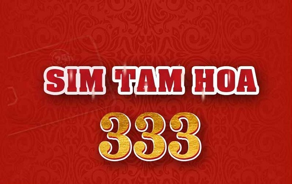 Ý nghĩa sim tam hoa 333