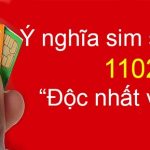 Ý nghĩa số sim 1102